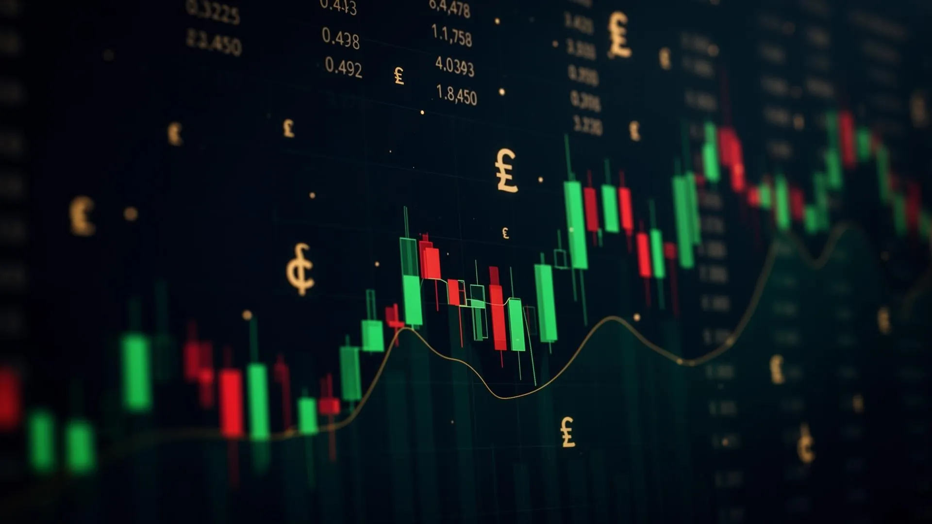 Forex trading charts background