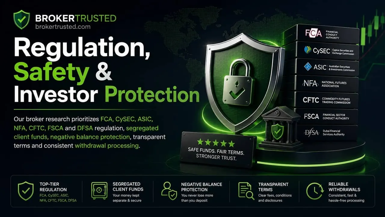 Regulation, Safety and Investor Protection infographic